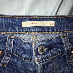 Levi Wedgie Fit High-Waist Jeans